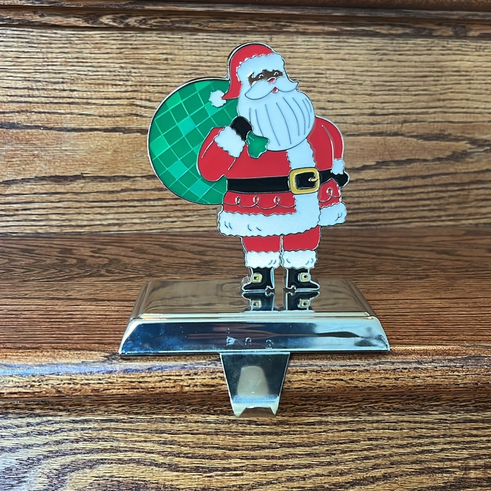 Wondershop African American Santa Holiday Christmas Stocking Holder